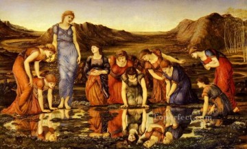 The Mirror Of Venus PreRaphaelite Sir Edward Burne Jones Oil Paintings
